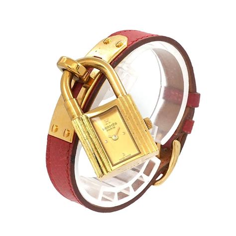 hermes quartz watch|Hermes padlock watch.